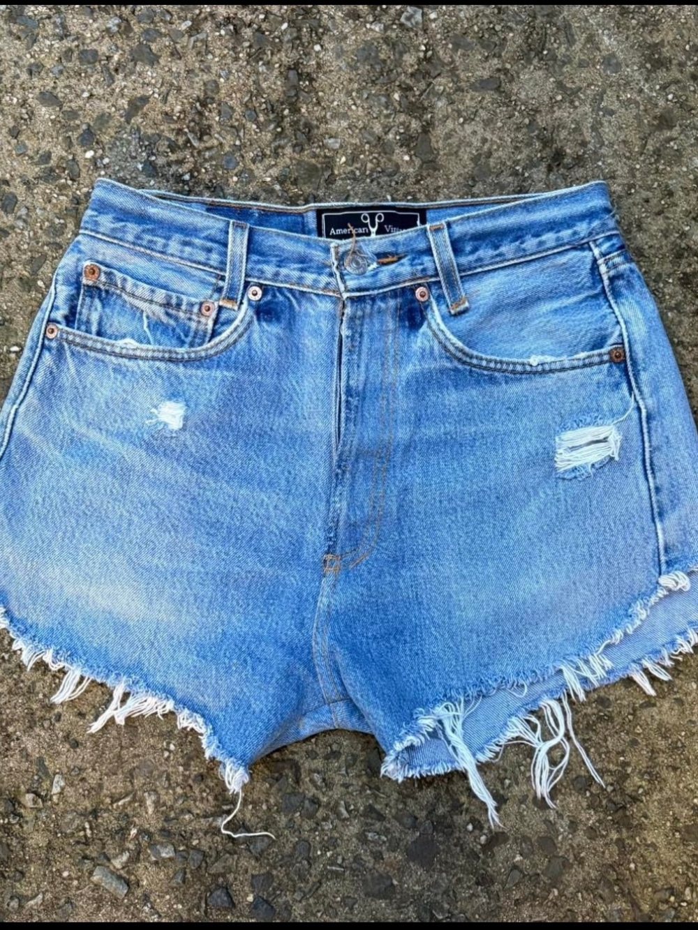 Denim Jean shorts size 28 American vintage